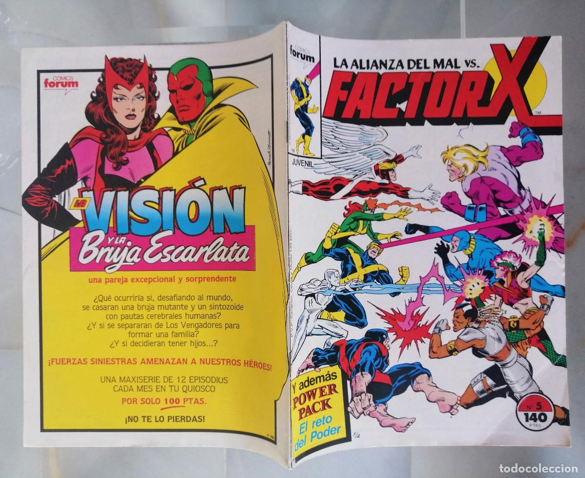 C&oacute;mics: FACTOR X - VOL. 1 - N&ordm; 5 - FORUM 1988 - Foto 2