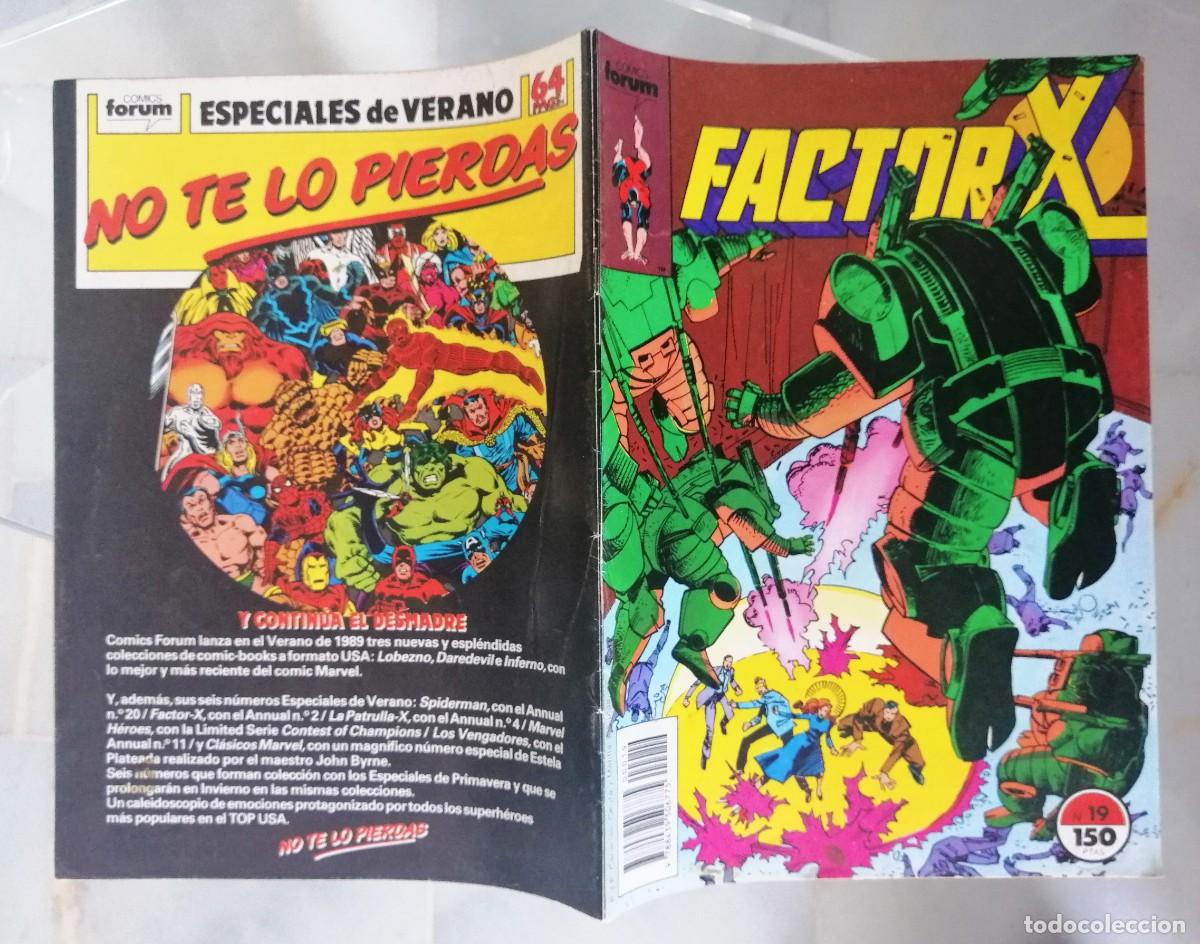 C&oacute;mics: FACTOR X - VOL. 1 - N&ordm; 19 - FORUM 1989 - Foto 2