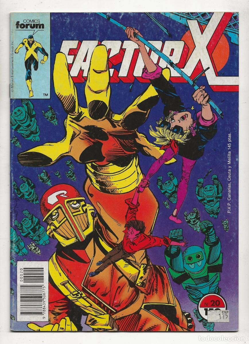 C&oacute;mics: FACTOR X - VOL. 1 - N&ordm; 20 - FORUM 1989 - Foto 1