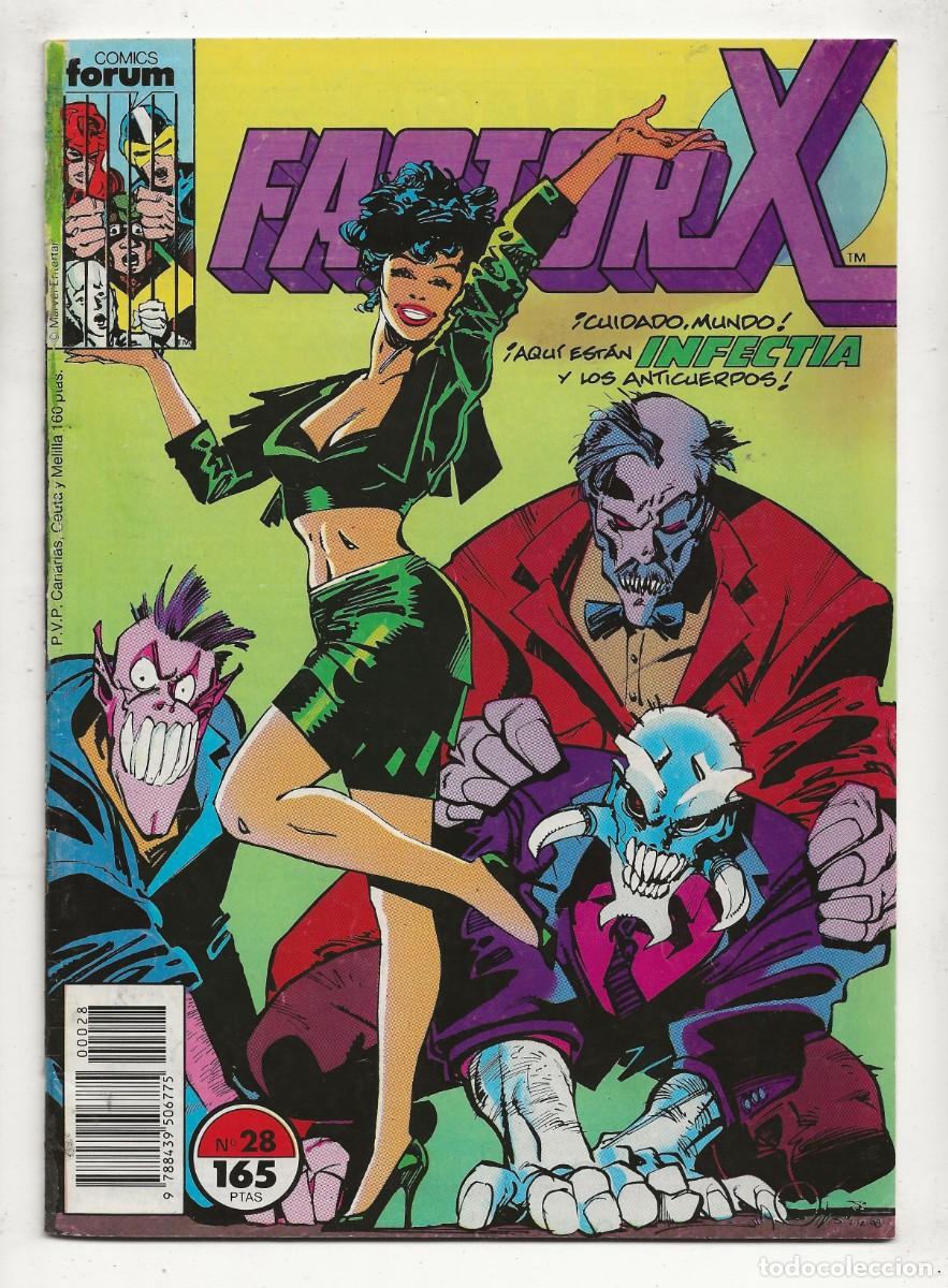 C&oacute;mics: FACTOR X - VOL. 1 - N&ordm; 28 - FORUM 1990 - Foto 1