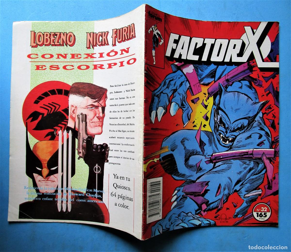 C&oacute;mics: FACTOR X - VOL. 1 - N&ordm; 32 - FORUM 1990 - Foto 2
