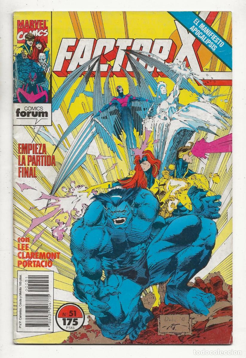C&oacute;mics: FACTOR X - VOL. 1 - N&ordm; 51 - FORUM 1992 - Foto 1