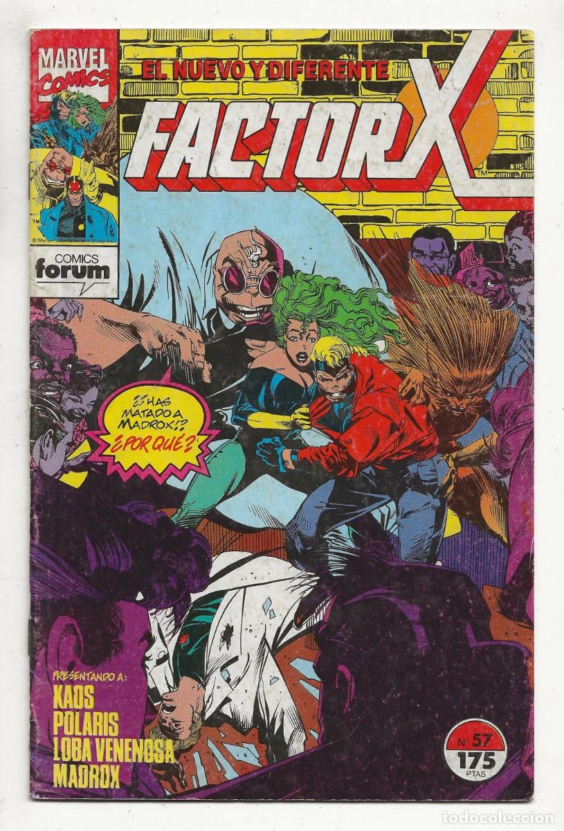 C&oacute;mics: FACTOR X - VOL. 1 - N&ordm; 57 - FORUM 1992 - Foto 1