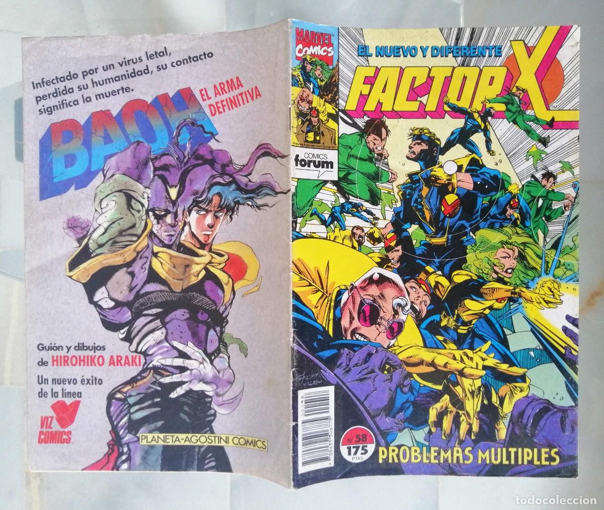 C&oacute;mics: FACTOR X - VOL. 1 - N&ordm; 58 - FORUM 1992 - Foto 2
