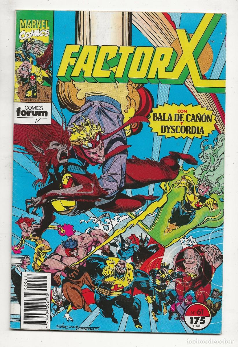 C&oacute;mics: FACTOR X - VOL. 1 - N&ordm; 61 - FORUM 1992 BUEN ESTADO - Foto 1