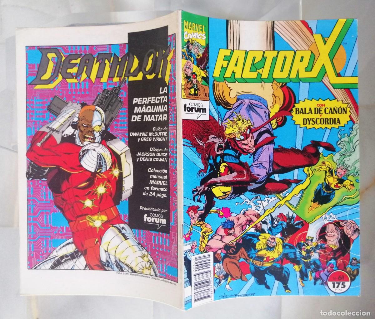 C&oacute;mics: FACTOR X - VOL. 1 - N&ordm; 61 - FORUM 1992 BUEN ESTADO - Foto 2