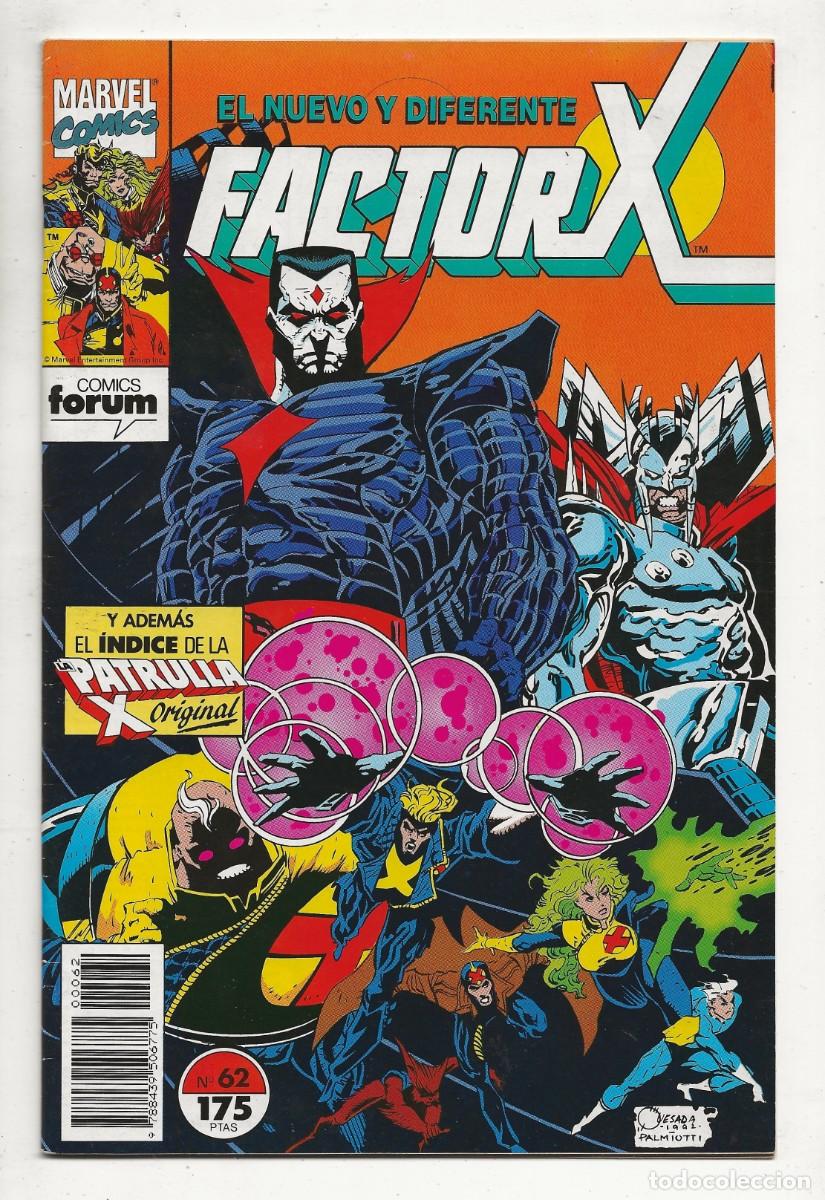 C&oacute;mics: FACTOR X - VOL. 1 - N&ordm; 62 - FORUM 1992 BUEN ESTADO - Foto 1