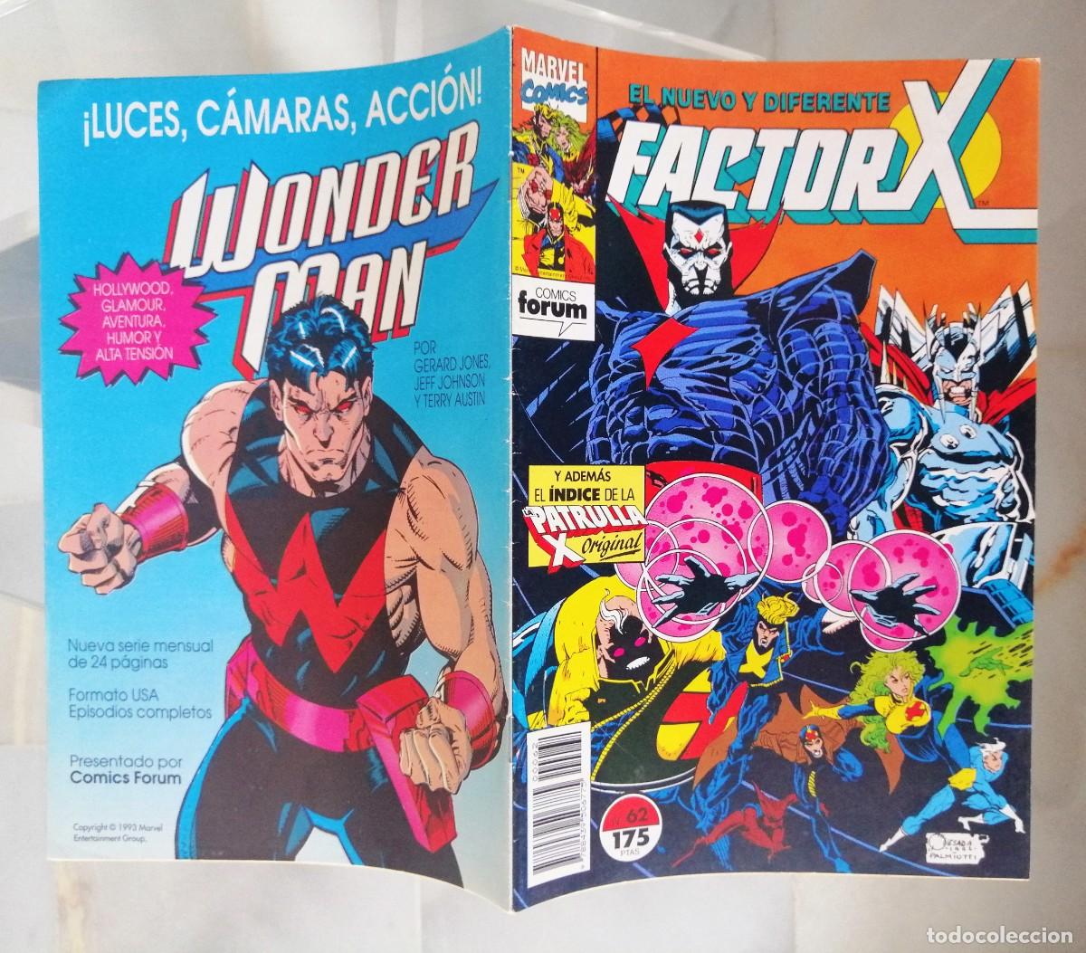 C&oacute;mics: FACTOR X - VOL. 1 - N&ordm; 62 - FORUM 1992 BUEN ESTADO - Foto 2