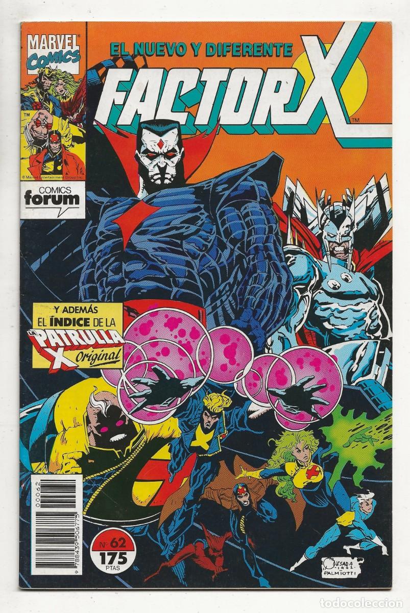C&oacute;mics: FACTOR X - VOL. 1 - N&ordm; 62 - FORUM 1992 BUEN ESTADO - Foto 1