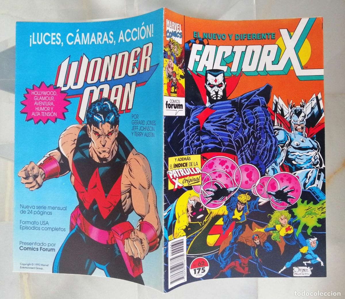 C&oacute;mics: FACTOR X - VOL. 1 - N&ordm; 62 - FORUM 1992 BUEN ESTADO - Foto 2