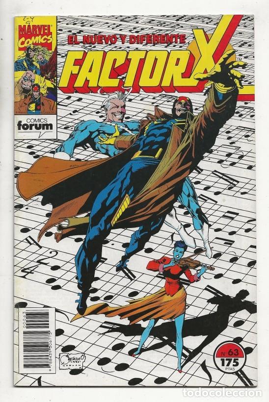 C&oacute;mics: FACTOR X - VOL. 1 - N&ordm; 63 - FORUM 1992 BUEN ESTADO - Foto 1