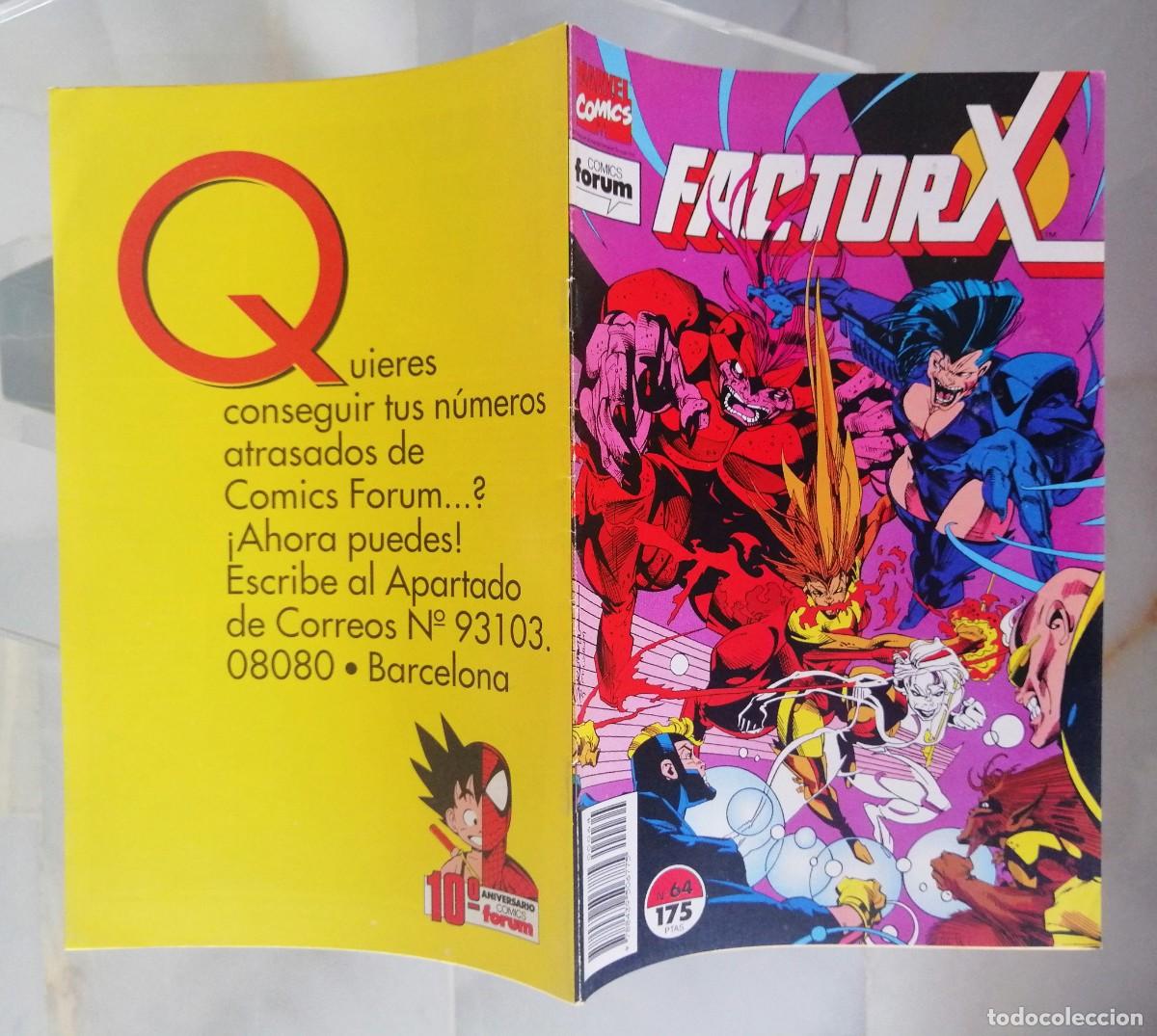 C&oacute;mics: FACTOR X - VOL. 1 - N&ordm; 64 - FORUM 1992 BUEN ESTADO - Foto 2