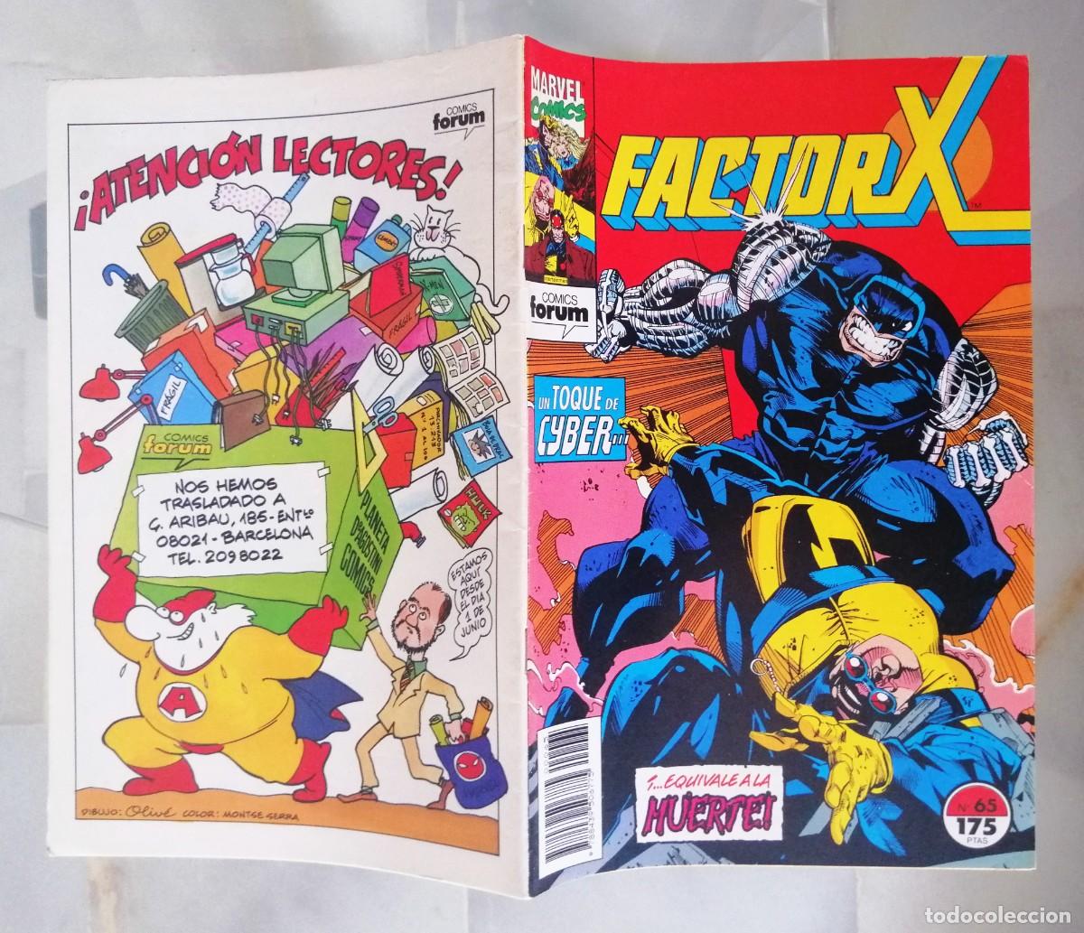 C&oacute;mics: FACTOR X - VOL. 1 - N&ordm; 65 - FORUM 1992 BUEN ESTADO - Foto 2