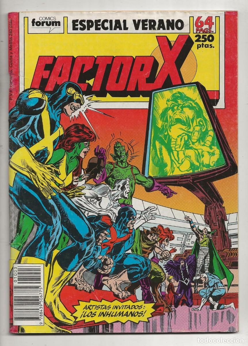 C&oacute;mics: FACTOR X - ESPECIAL VERANO - FORM 1987 - Foto 1