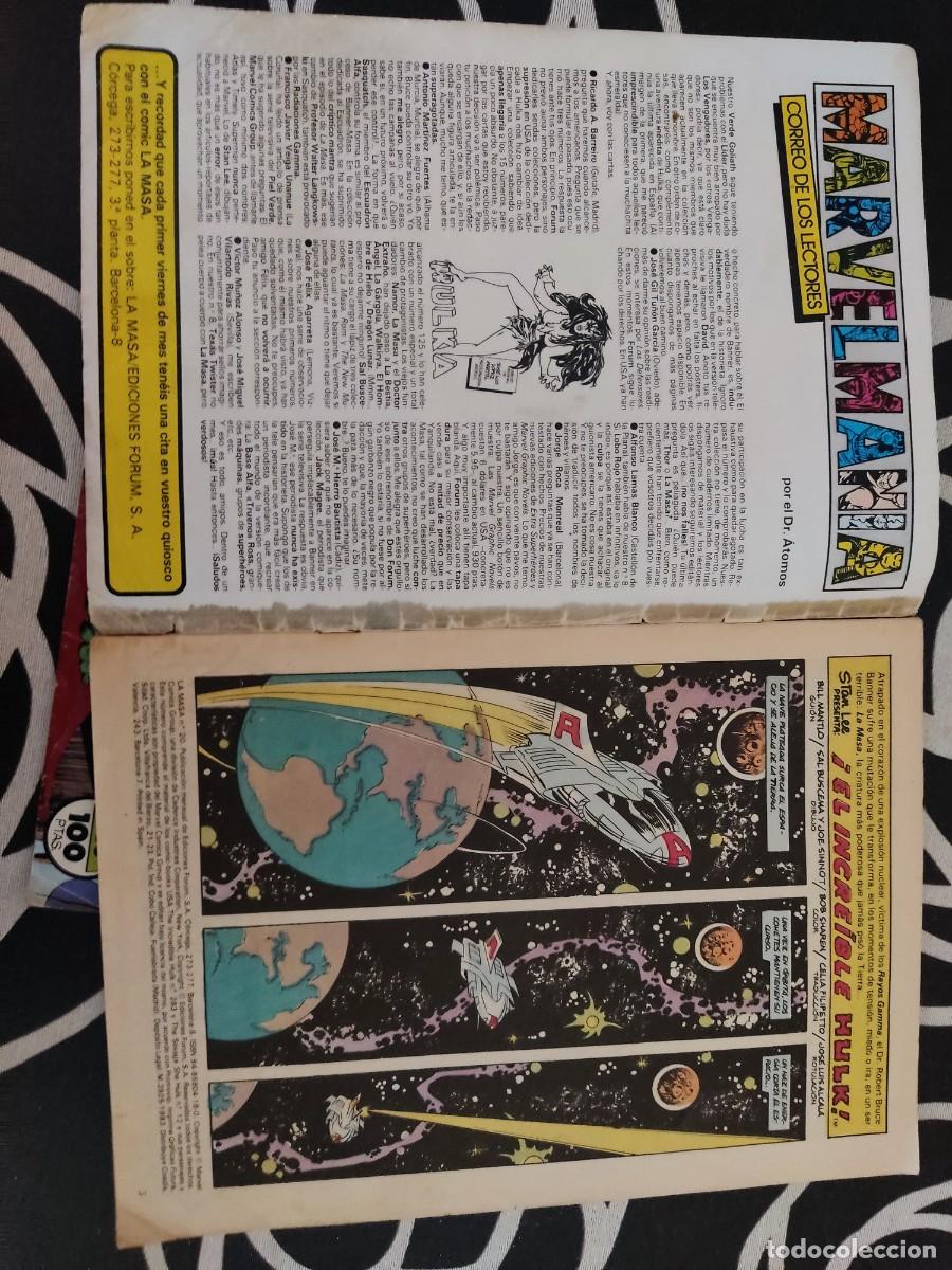 C&oacute;mics: LA MASA INCREIBLE HULK (F&Oacute;RUM) N&Uacute;MERO 20 - Foto 2