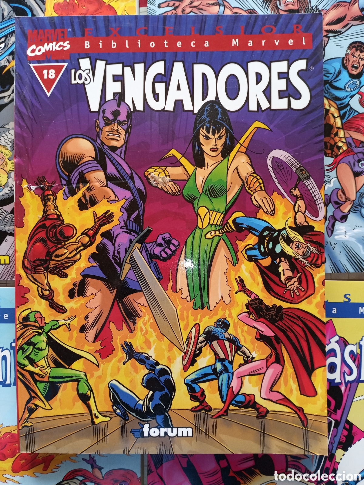 C&oacute;mics: Biblioteca Marvel Los Vengadores 18 cj82 - Foto 1