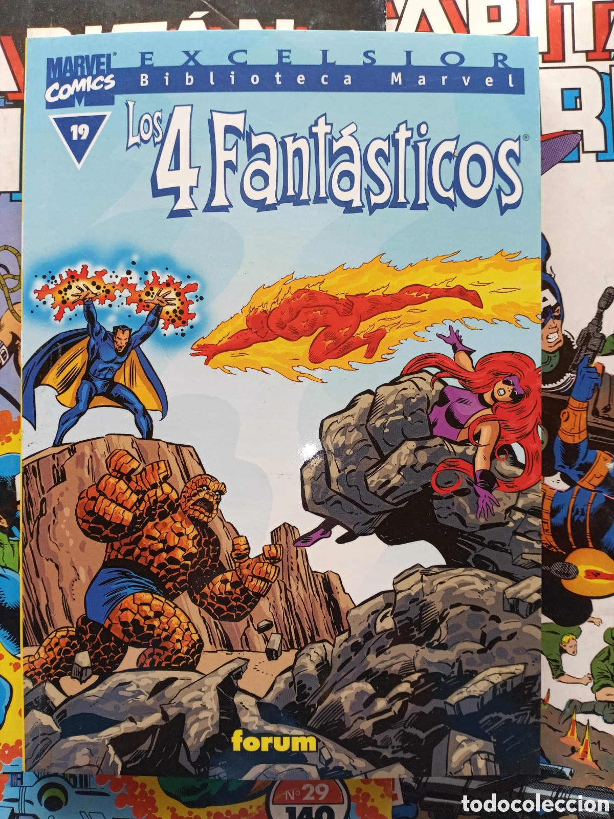 C&oacute;mics: Biblioteca Marvel Los 4 fant&aacute;sticos 19 cj82 - Foto 1
