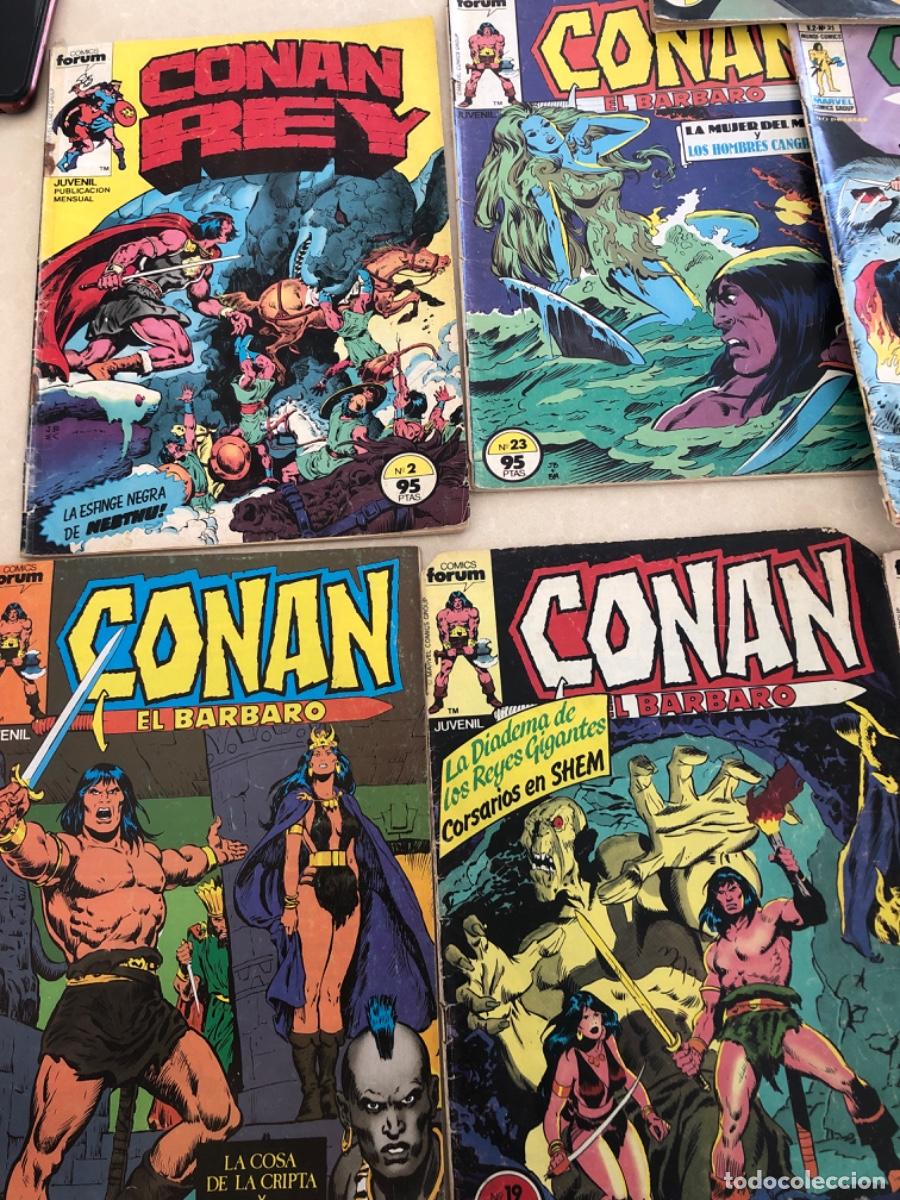 C&oacute;mics: lote de 9 c&oacute;mics de conan el b&aacute;rbaro - Foto 1