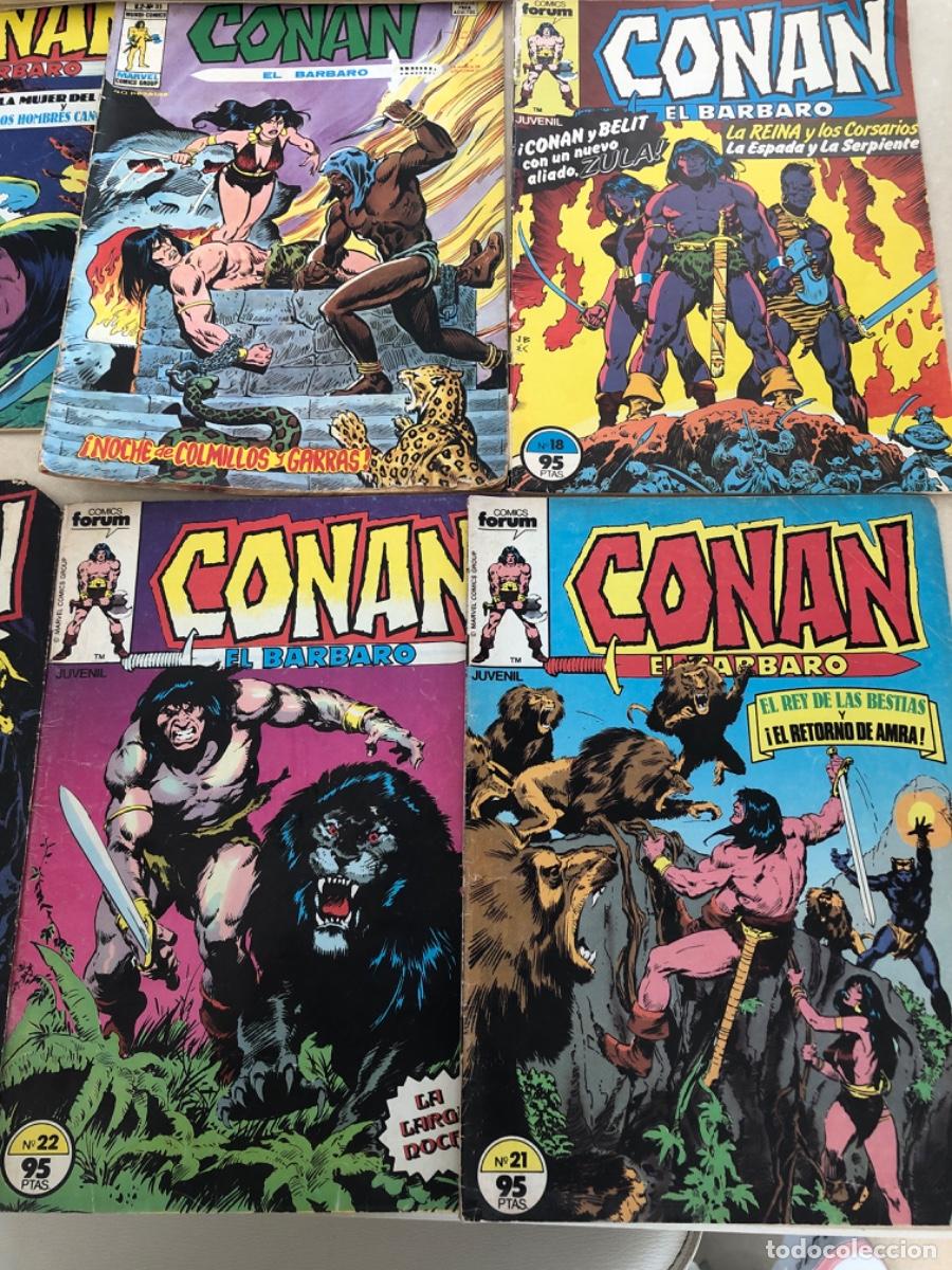 C&oacute;mics: lote de 9 c&oacute;mics de conan el b&aacute;rbaro - Foto 2