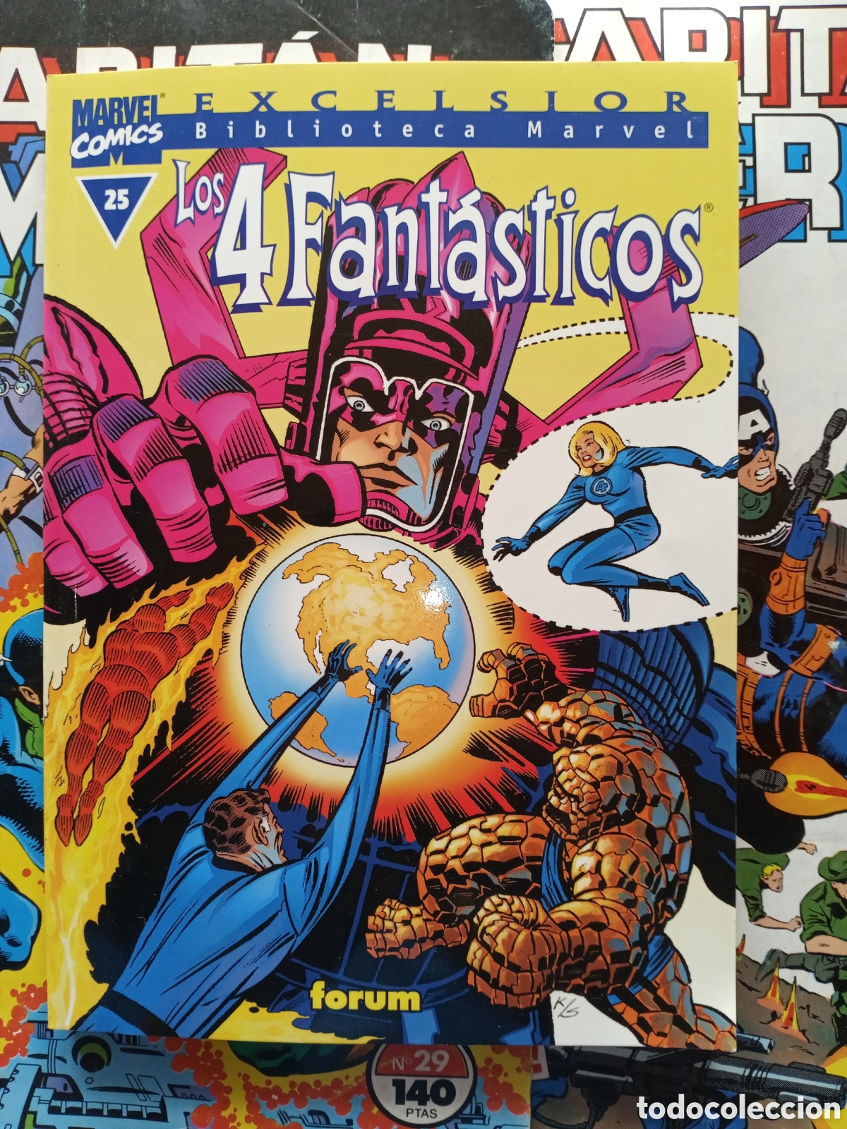C&oacute;mics: Biblioteca Marvel Los 4 fant&aacute;sticos 25 cj82 - Foto 1