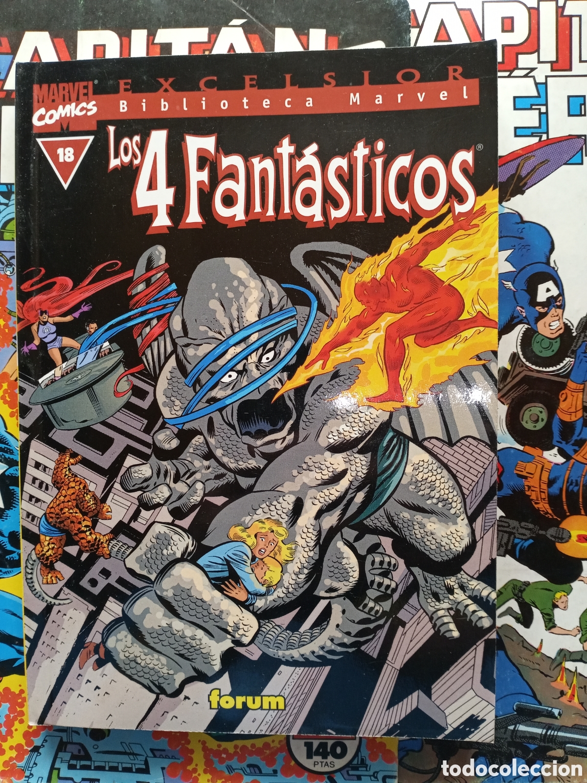 C&oacute;mics: Biblioteca Marvel Los 4 fant&aacute;sticos 18 cj82 - Foto 1