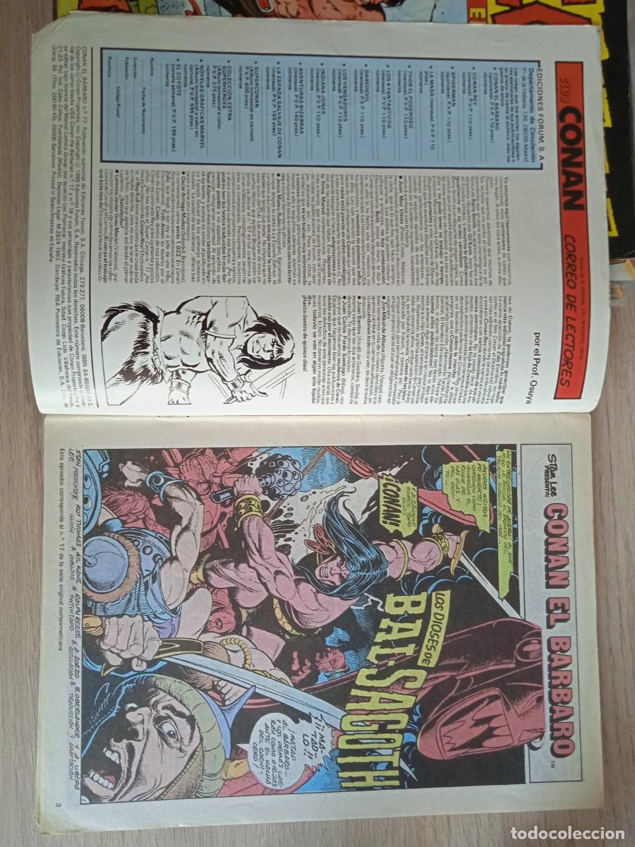 C&oacute;mics: CONAN EL BARBARO 77 VOL 1 FORUM - Foto 2