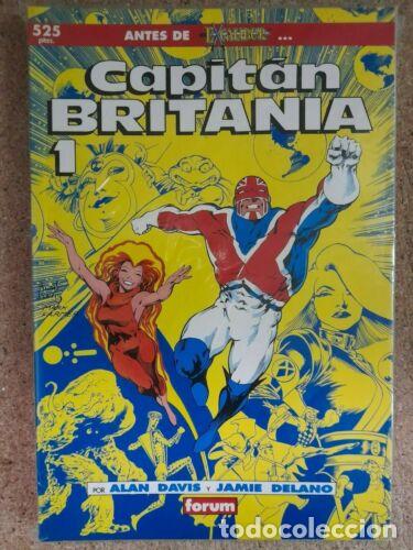 C&oacute;mics: Capitan Britania.Alan Davis.Coleccion Completa de 4 Tomos.Marvel.Forum - Foto 1