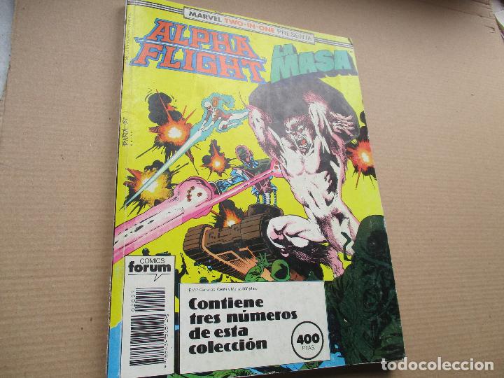 C&oacute;mics: ALPHA FLIGHT-LA MASA-TOMO CON 3 N&Uacute;MEROS- 45 AL 47-COMICS FORUM - Foto 1