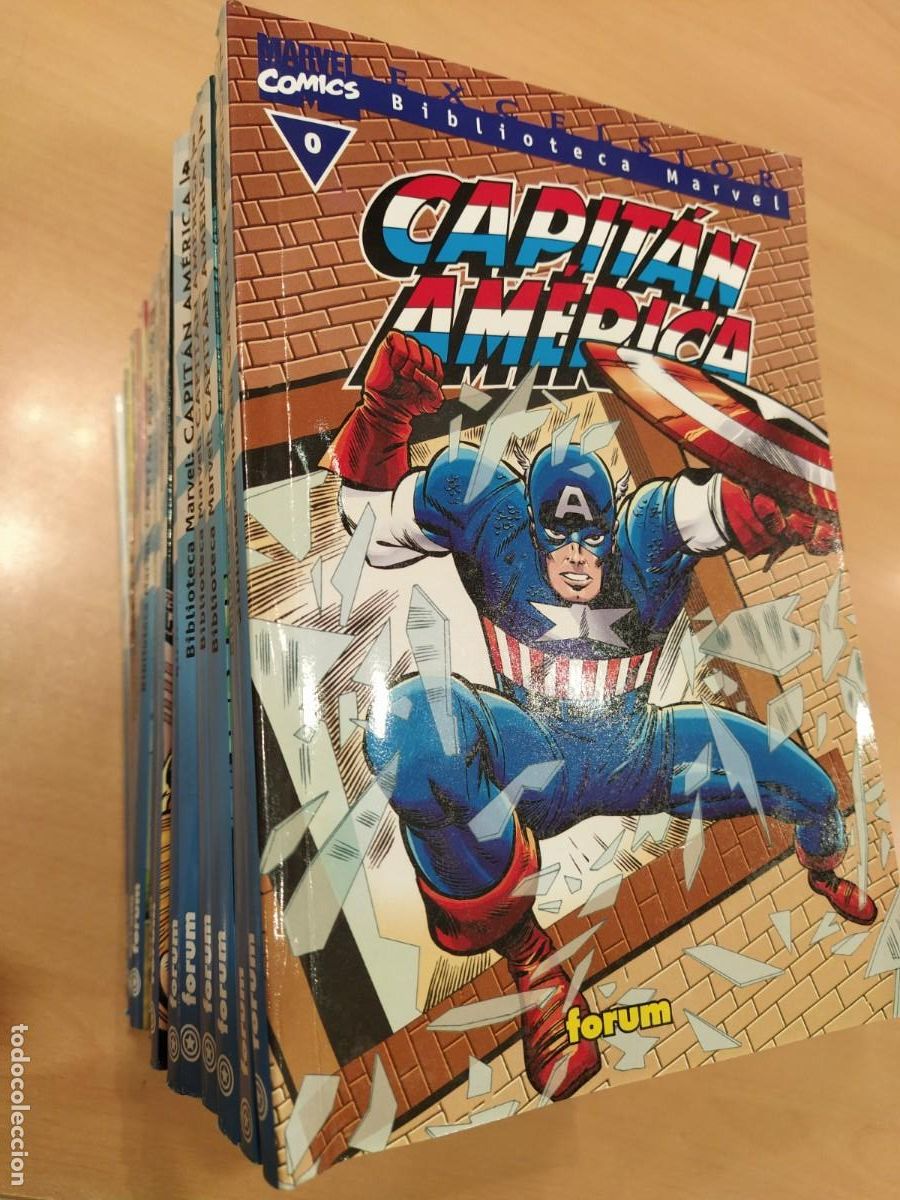 C&oacute;mics: CAPITAN AMERICA COMPLETA 21 NUMEROS BIBLIOTECA MARVEL - FORUM OFERTA - Foto 1