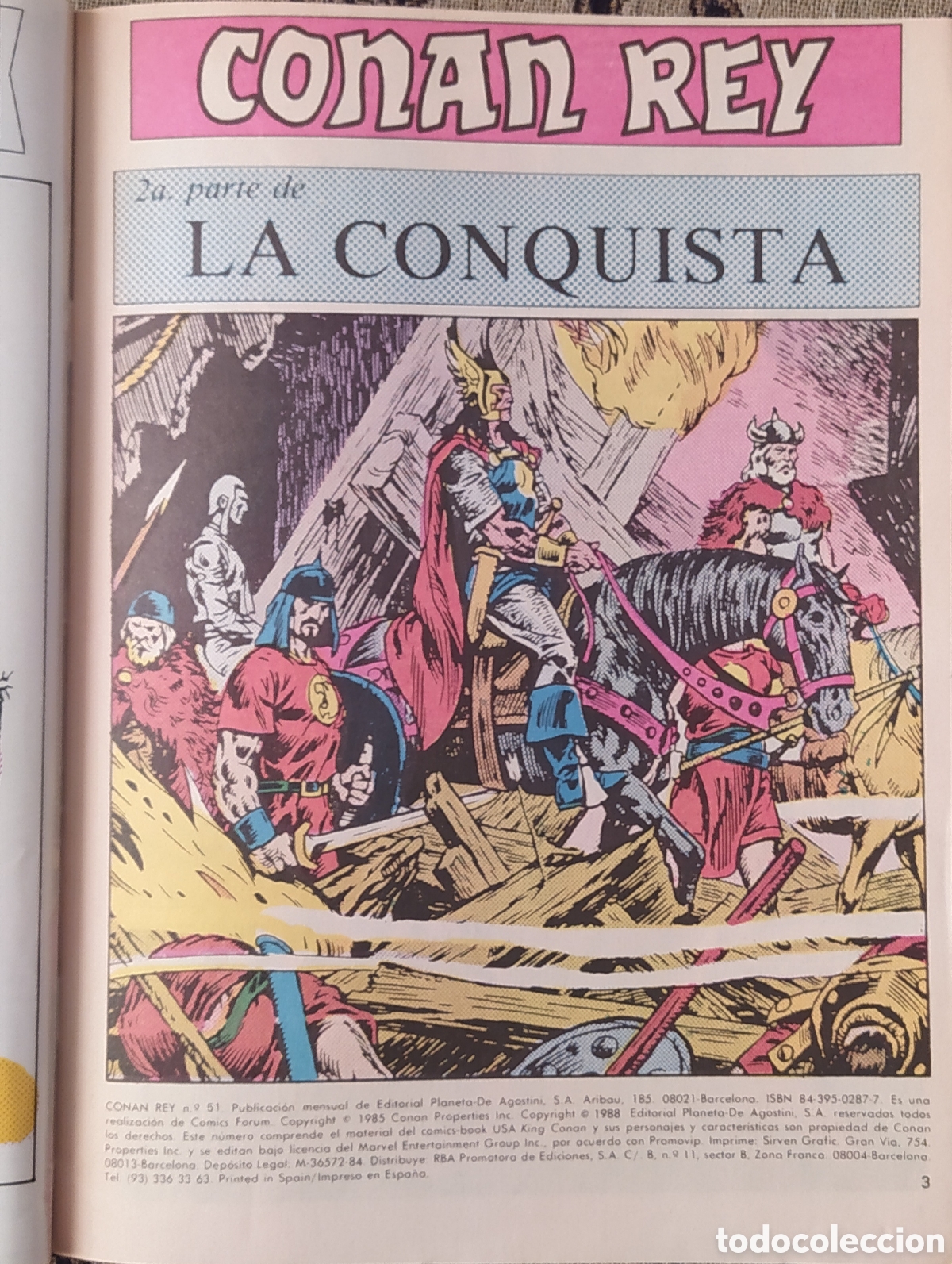 C&oacute;mics: CONAN REY COMICS FORUM 1988 - Foto 4