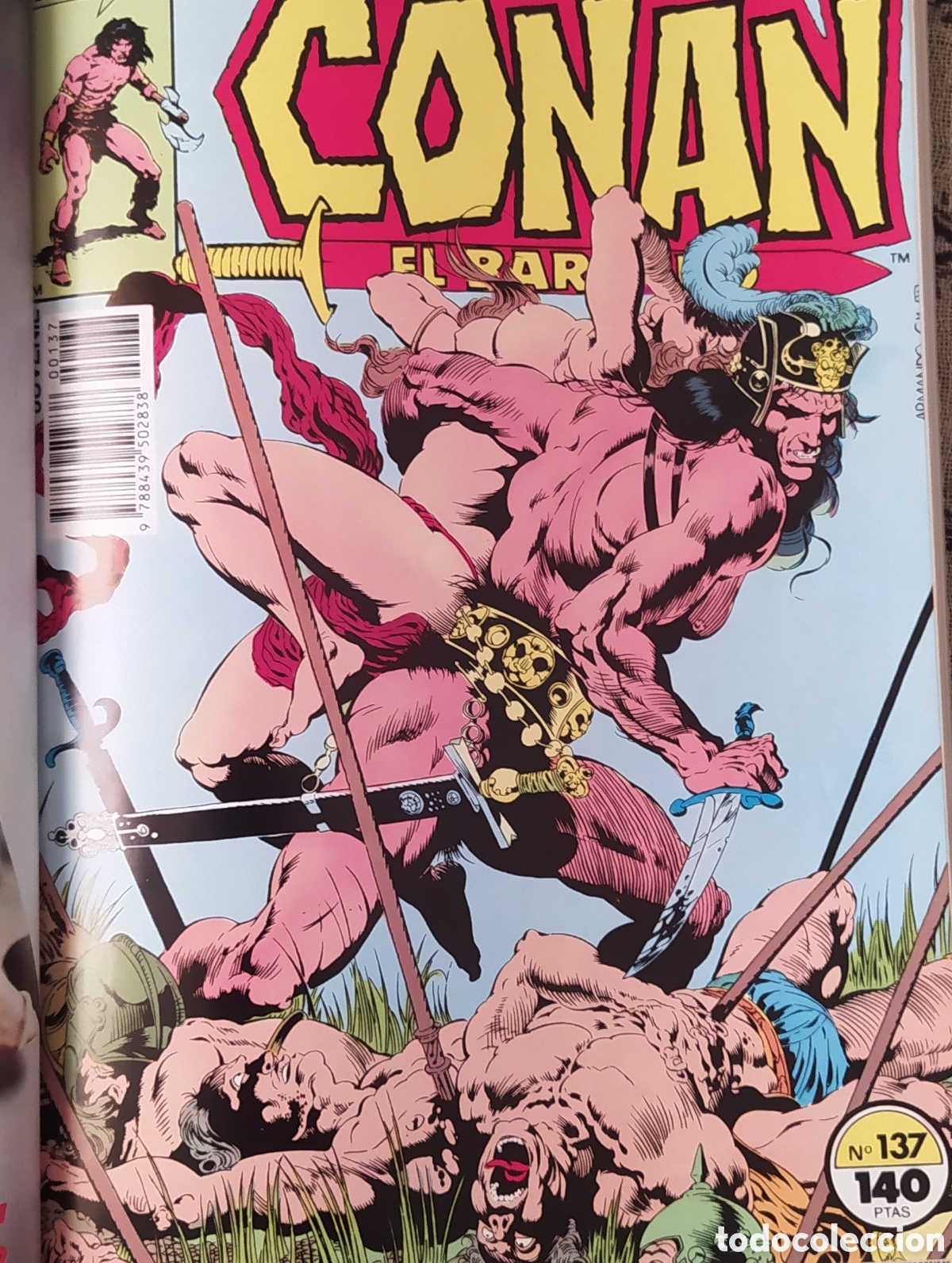 C&oacute;mics: CONAN EL BARBARO MARVEL COMICS FORUM A&Ntilde;OS 80 - Foto 6