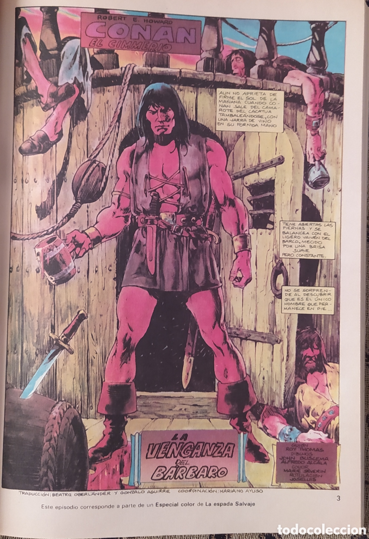 C&oacute;mics: CONAN EL BARBARO MARVEL COMICS FORUM A&Ntilde;OS 80 - Foto 7
