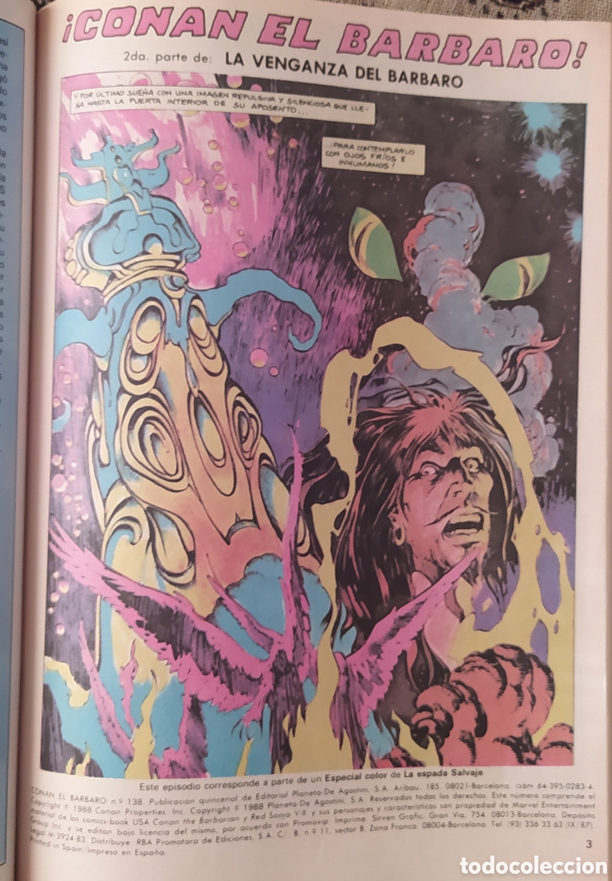 C&oacute;mics: CONAN EL BARBARO MARVEL COMICS FORUM A&Ntilde;OS 80 - Foto 9