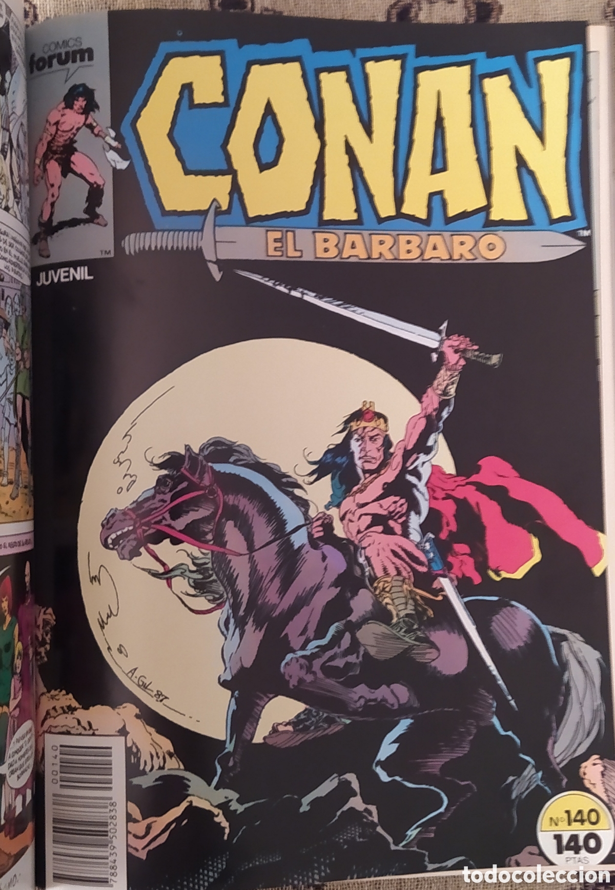 C&oacute;mics: CONAN EL BARBARO MARVEL COMICS FORUM A&Ntilde;OS 80 - Foto 14