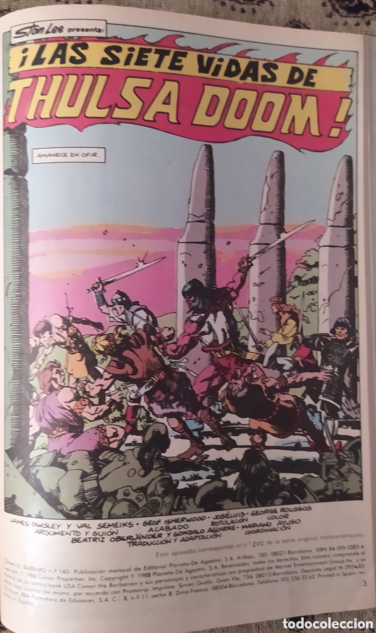 C&oacute;mics: CONAN EL BARBARO MARVEL COMICS FORUM A&Ntilde;OS 80 - Foto 15
