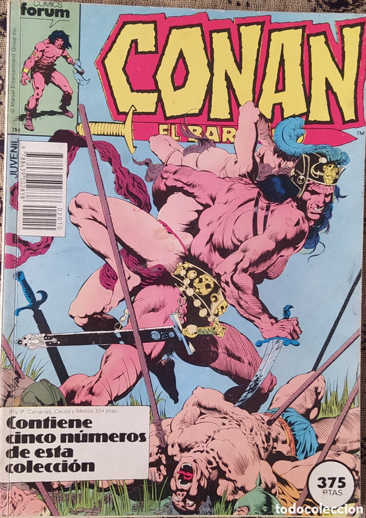 C&oacute;mics: CONAN EL BARBARO MARVEL COMICS FORUM A&Ntilde;OS 80 - Foto 1
