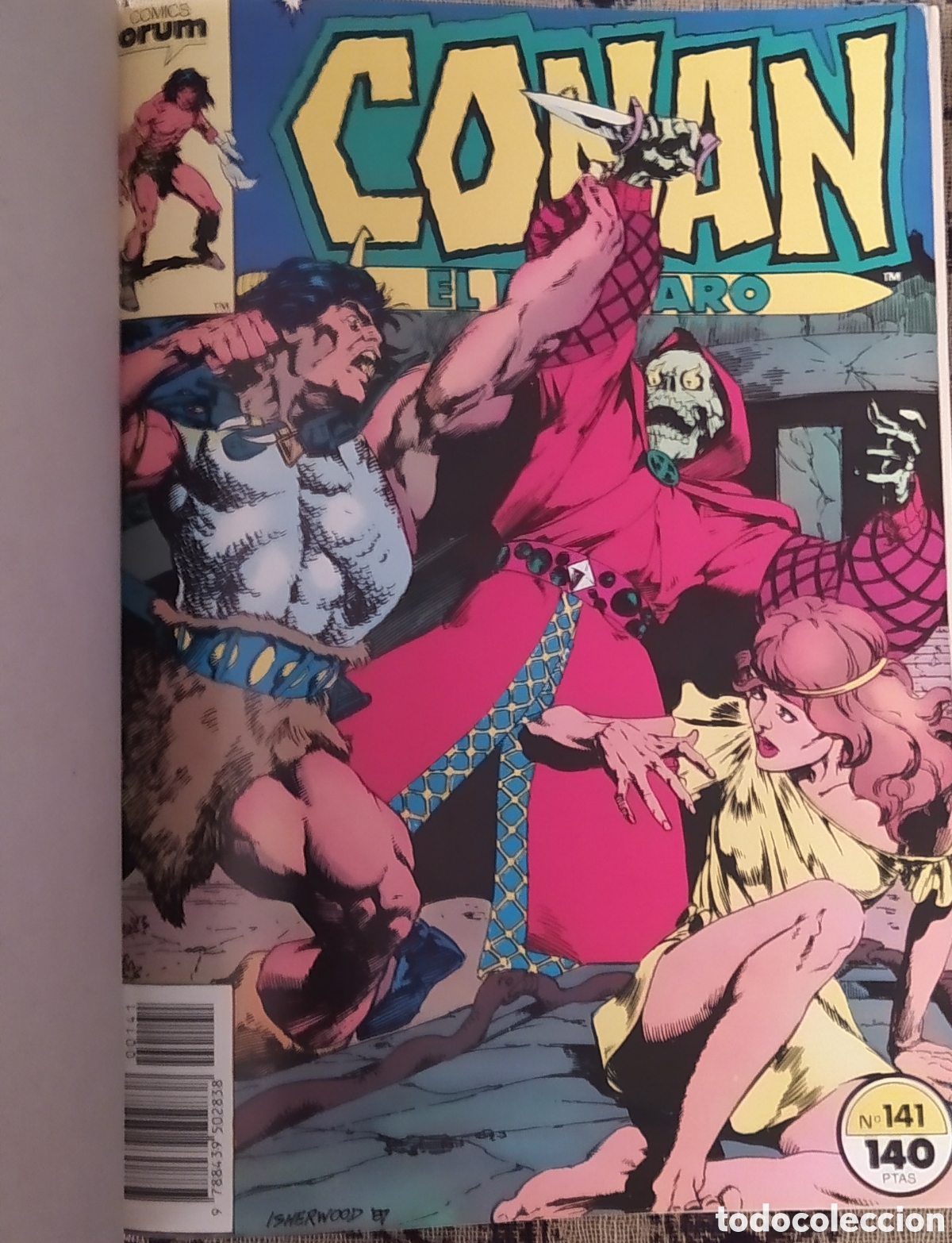 C&oacute;mics: CONAN EL BARBARO MARVEL COMICS FORUM A&Ntilde;OS 80 - Foto 2