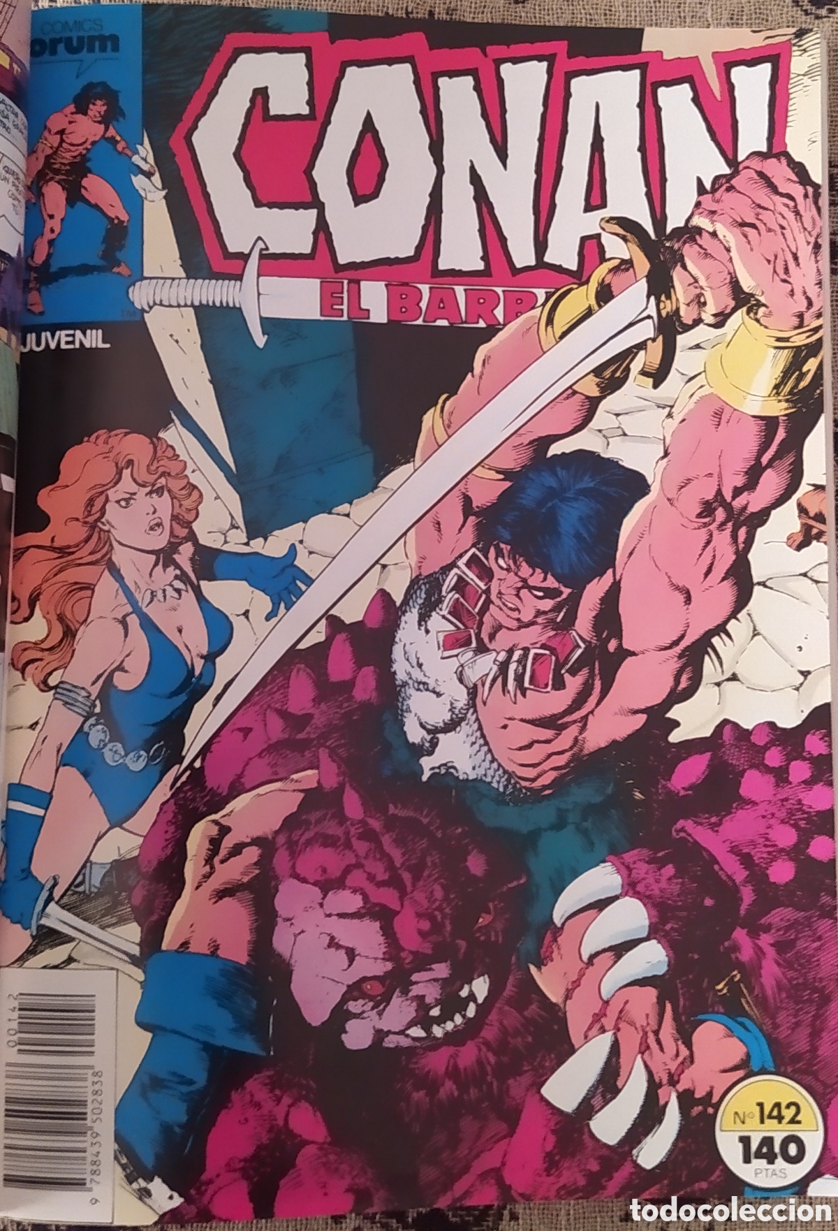 C&oacute;mics: CONAN EL BARBARO MARVEL COMICS FORUM A&Ntilde;OS 80 - Foto 3