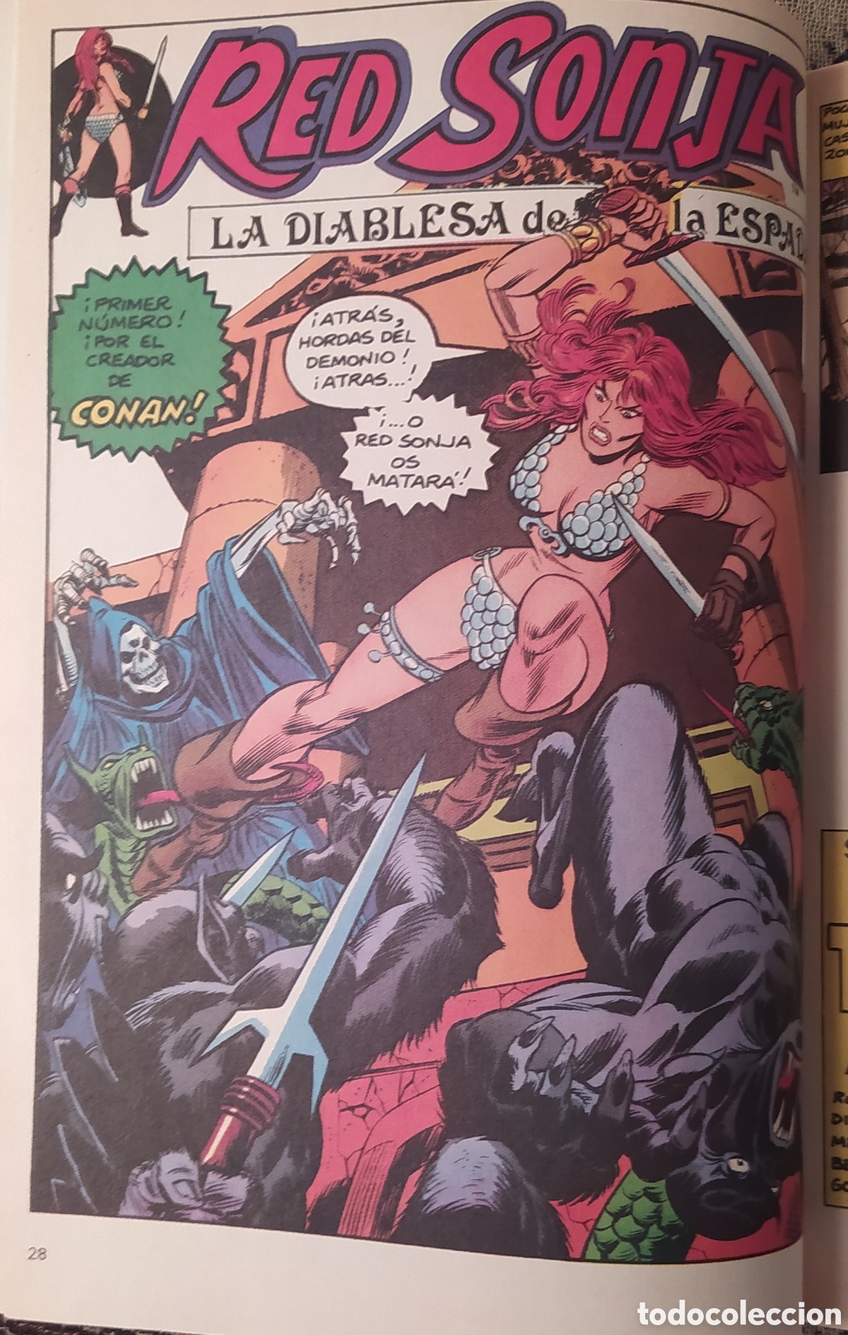 C&oacute;mics: CONAN EL BARBARO MARVEL COMICS FORUM A&Ntilde;OS 80 - Foto 7