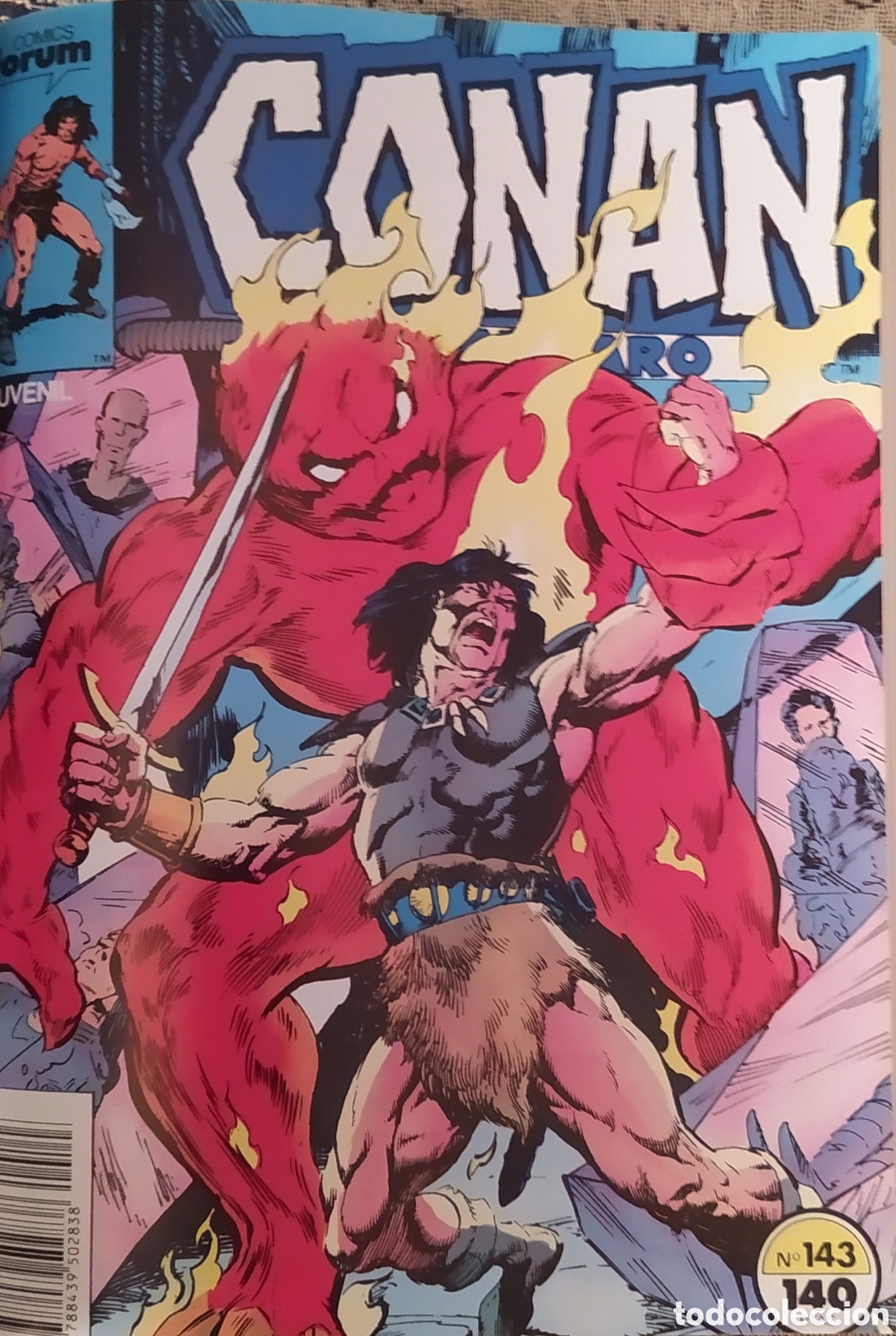 C&oacute;mics: CONAN EL BARBARO MARVEL COMICS FORUM A&Ntilde;OS 80 - Foto 8