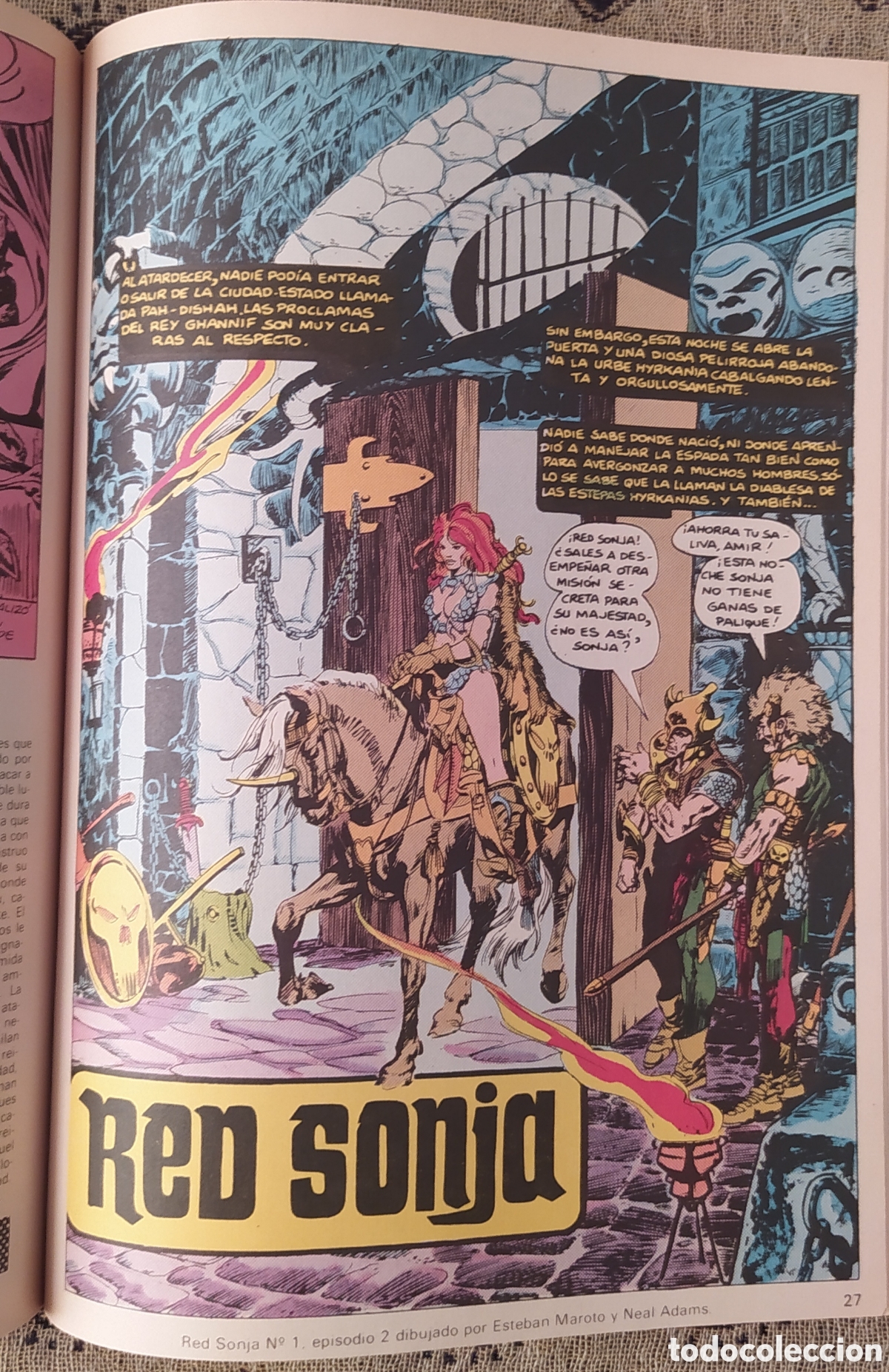 C&oacute;mics: CONAN EL BARBARO MARVEL COMICS FORUM A&Ntilde;OS 80 - Foto 11