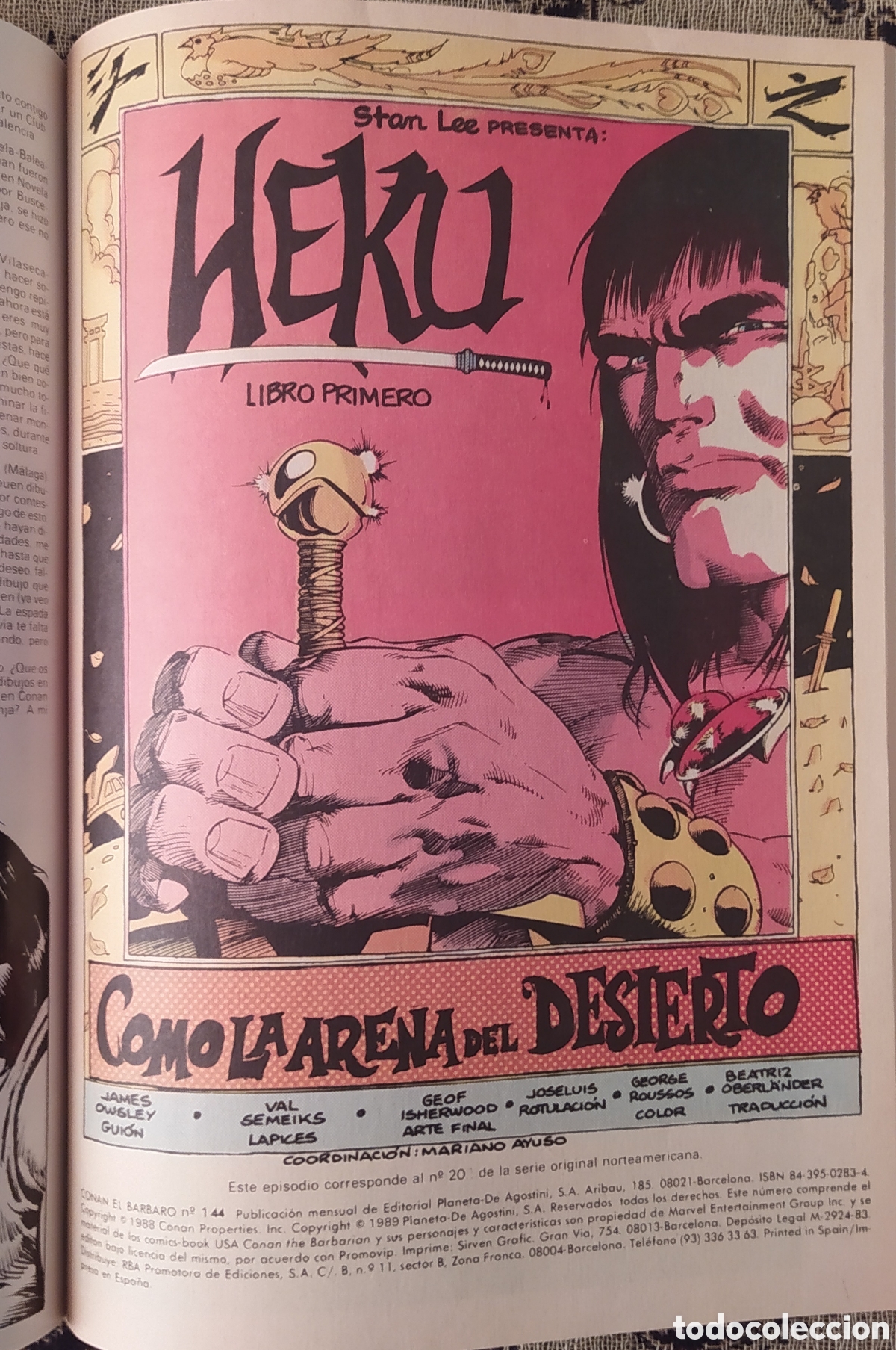 C&oacute;mics: CONAN EL BARBARO MARVEL COMICS FORUM A&Ntilde;OS 80 - Foto 12