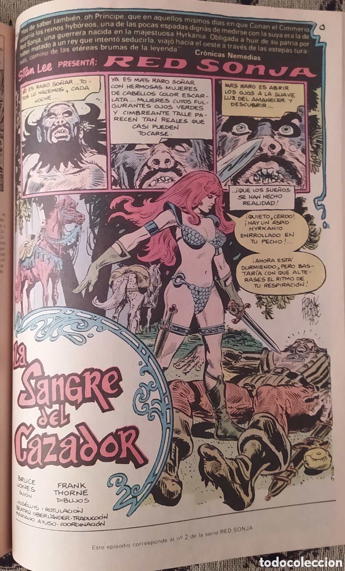 C&oacute;mics: CONAN EL BARBARO MARVEL COMICS FORUM A&Ntilde;OS 80 - Foto 14