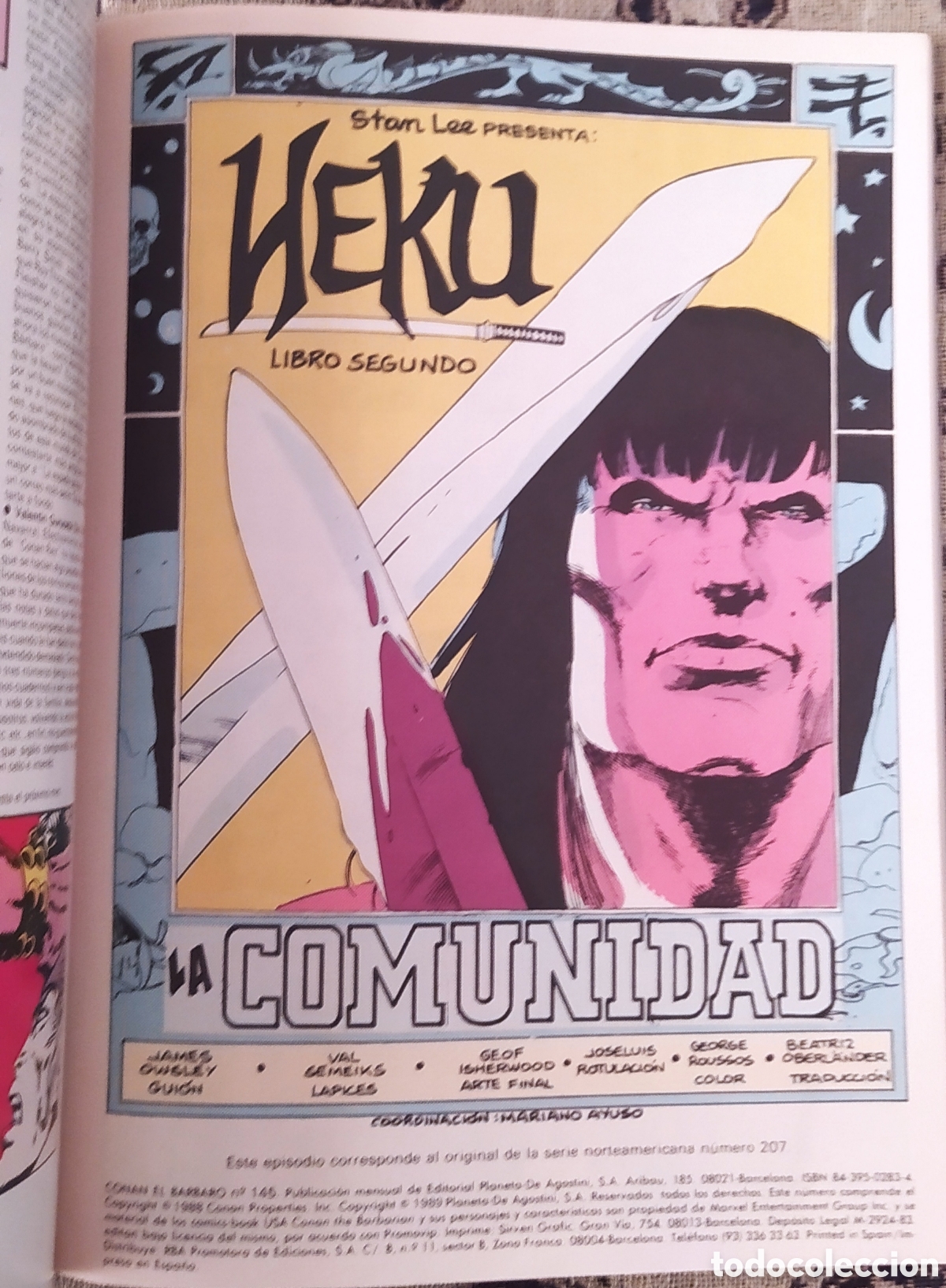 C&oacute;mics: CONAN EL BARBARO MARVEL COMICS FORUM A&Ntilde;OS 80 - Foto 16
