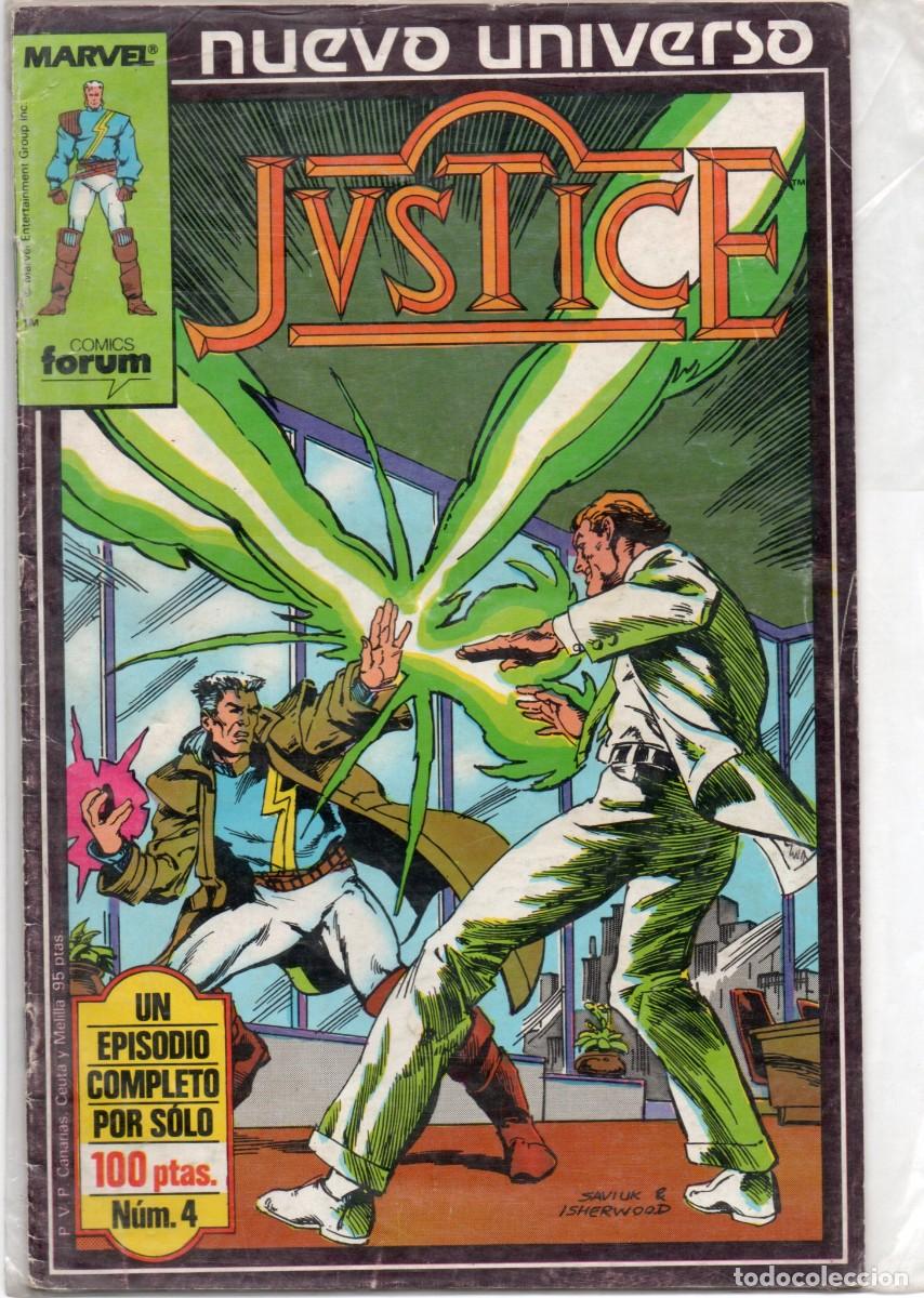 C&oacute;mics: COMIC &rdquo; JVSTICE &rdquo; N&ordm; 4 (NUEVO UNIVERSO MARVEL) ED. PLANETA/FORUM. - Foto 1