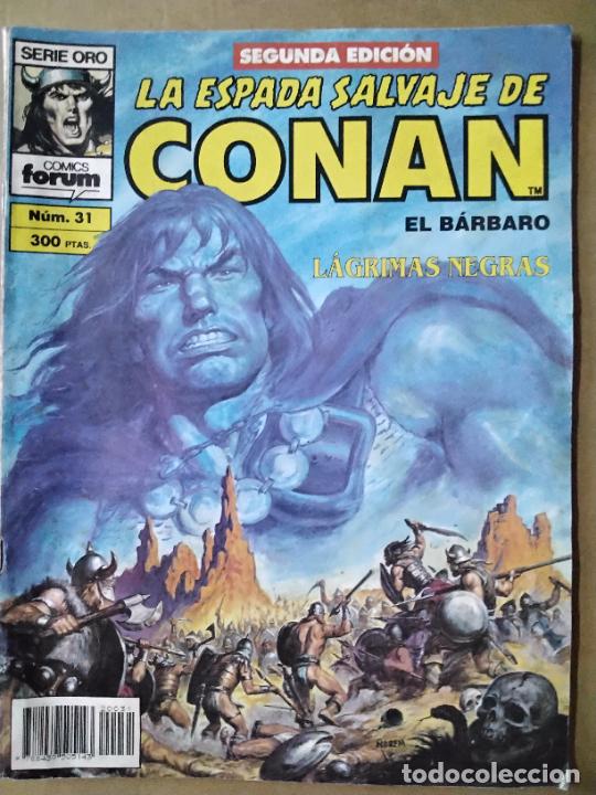 C&oacute;mics: CONAN EL BARBARO numero 31 LGRIMAS NEGRAS COMICS FORUM - Foto 1