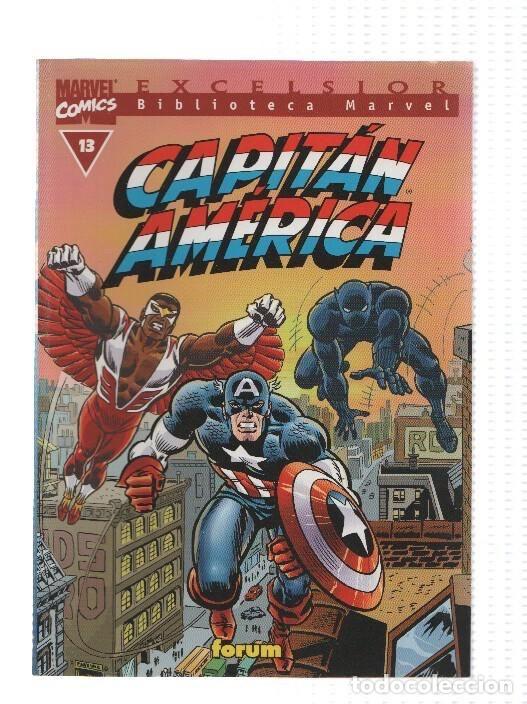 C&oacute;mics: Biblioteca Marvel Capit&aacute;n Am&eacute;rica 13. FORUM, 2000. - Foto 1