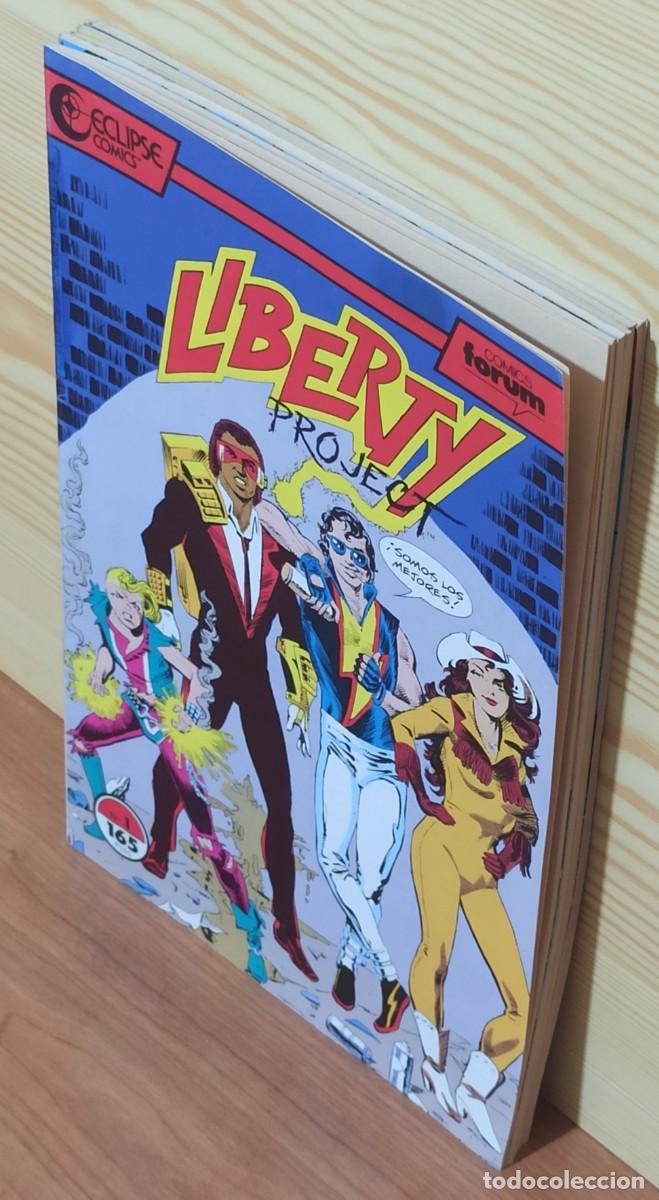 C&oacute;mics: LIBERTY PROJECT CINCO EJEMPLARES N&ordm; 1 2 3 5 6 ECLIPSE - 1990 FORUM EXCELENTE ESTADO. - Foto 3