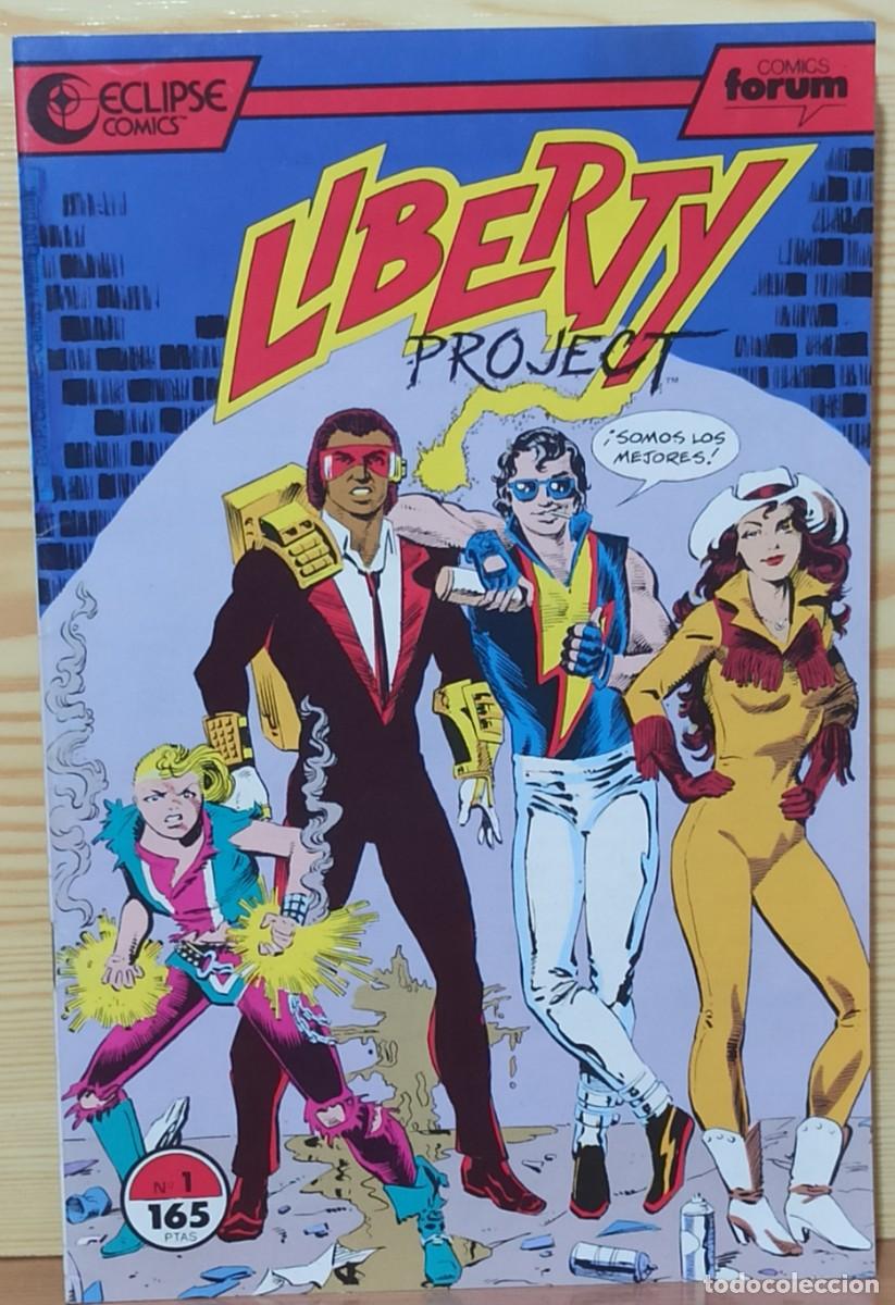 C&oacute;mics: LIBERTY PROJECT CINCO EJEMPLARES N&ordm; 1 2 3 5 6 ECLIPSE - 1990 FORUM EXCELENTE ESTADO. - Foto 5