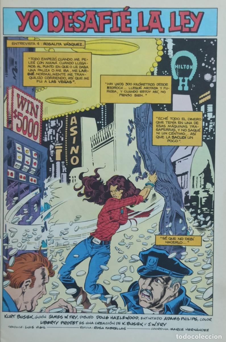 C&oacute;mics: LIBERTY PROJECT CINCO EJEMPLARES N&ordm; 1 2 3 5 6 ECLIPSE - 1990 FORUM EXCELENTE ESTADO. - Foto 6